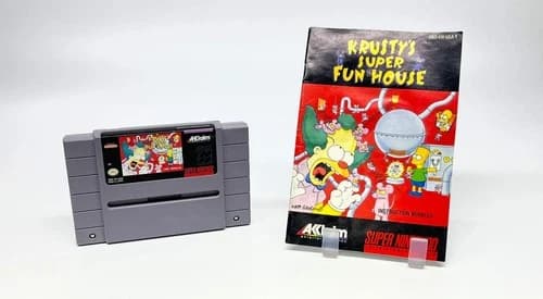 Krusty's Super Fun House - Super Nintendo Entertainment System SNES