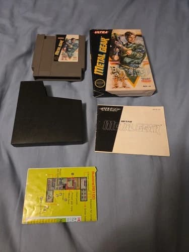Metal Gear CIB NES Nintendo