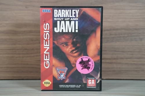 Barkley: Shut Up and Jam (Sega Genesis, 1993) Complete Tested