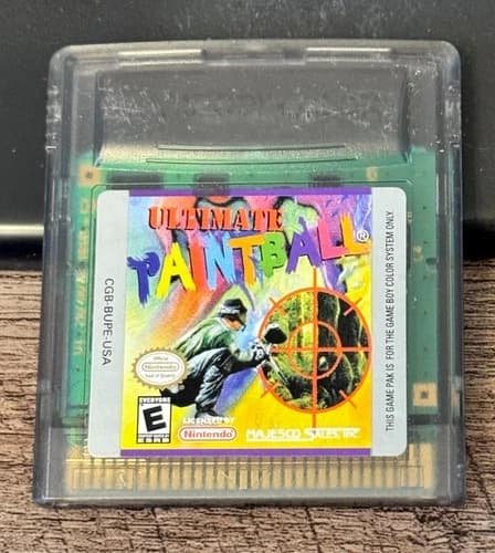 Ultimate Paintball (Nintendo Game Boy Color) Cartridge Authentic - Tested