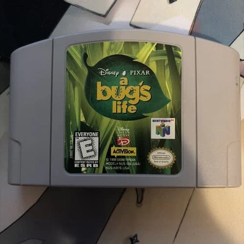 A Bug's Bugs Life (Nintendo 64, 1999) N64 Authentic Tested Cartridge Only