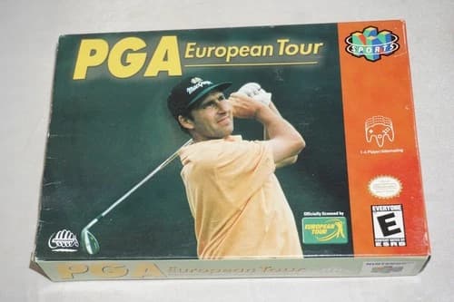 Pga European Tour (Nintendo 64 N64) Complete in Box CIB
