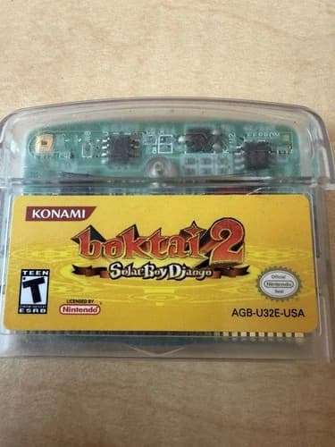 Boktai 2: Solar Boy Django Nintendo Game Boy Advance 2004 US Version Tested GBA