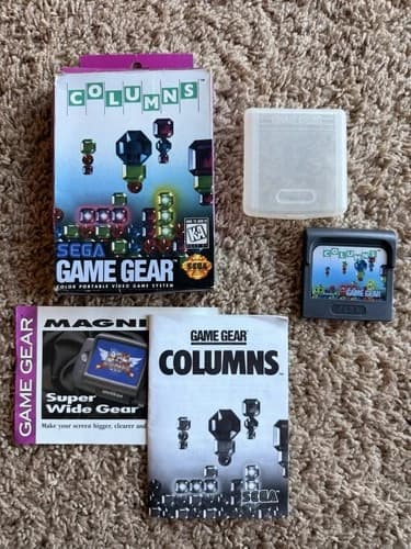 Columns (Sega Game Gear, 1991) - CIB - Complete - Box - Adult Owned - Authentic
