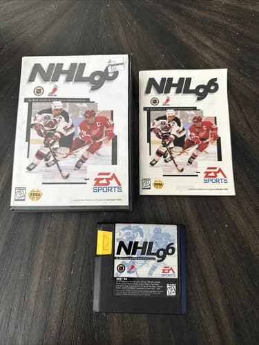 Sega Genesis Game NHL 96 CIB Complete In Box