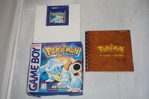 Pokemon Blue (Nintendo Gameboy Game Boy) Complete CIB