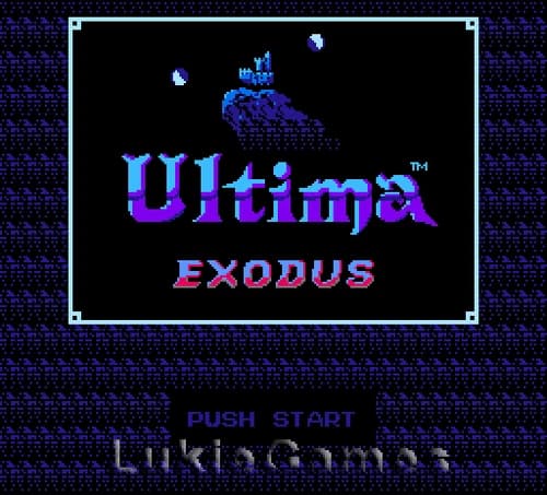 Ultima Exodus - Very Fun NES Nintendo Rpg Game