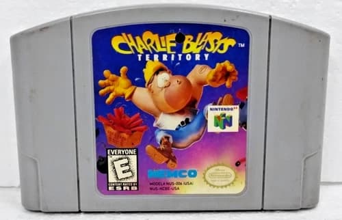 Charlie Blasts Territory N64 Nintendo 64 (1999) Authentic Cartage Only