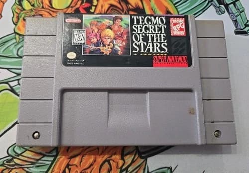 Tecmo Secret of the Stars Super Nintendo SNES 1995 Tested Authentic Cart Only