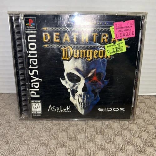 Deathtrap Dungeon [Black Label] For PS1 (Sony PlayStation 1, 1998)