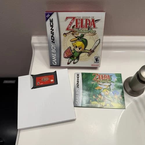 Legend of Zelda: The Minish Cap (Game Boy Advance, 2005) Authentic NEAR CIB