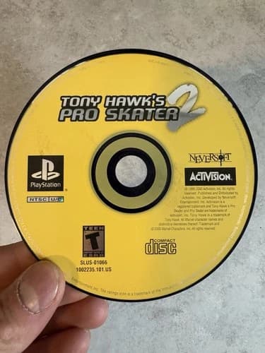 Tony Hawk's Pro Skater 2 (Sony PlayStation 1, 2000) PS1 DISC/GAME ONLY