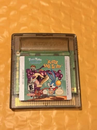 Tiny Toon Adventures: Buster Saves the Day (Nintendo Game Boy Color)Tested&Works