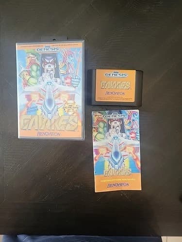 Gaiares (Sega Genesis, 1990) COMPLETE TESTED WORKING