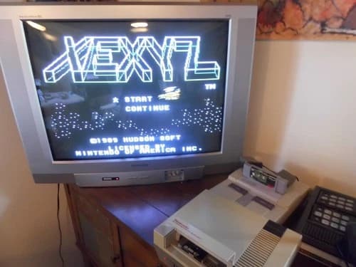 NES Xexyz Game 1989 Hudson Soft SciFi Fantasy Adventure Vintage Nintendo Tested