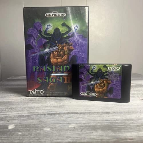Rastan Saga II (Sega Genesis, 1990) Tested Working