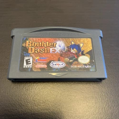 Boulder Dash EX Nintendo Game Boy Advance GBA Authentic (Game Only) - Tested