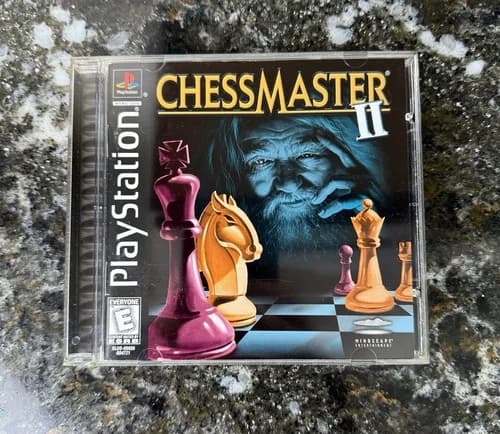 Chessmaster II (Sony PlayStation, 1999) PS1 Black Label COMPLETE CIB TESTED!!
