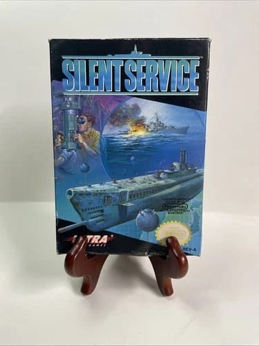 Nintendo NES Silent Service 1989 Video Game
