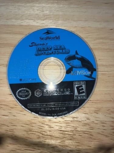 SeaWorld: Shamu's Deep Sea Adventures - GameCube - Disc Only /Tested