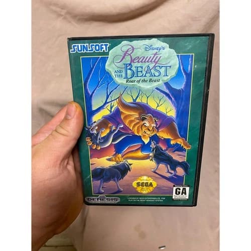 Disney's Beauty and the Beast: Roar of the Beast (Sega Genesis, 1993) CIB