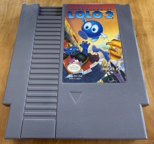 Adventures of Lolo 2 CART ONLY (Nintendo, NES 1990) Authentic 🔥
