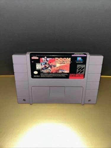 Doom Troopers snes Super Nintendo- Tested Authentic