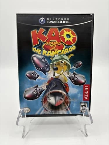 Kao the Kangaroo: Round 2 (Nintendo GameCube, 2006) CIB Complete w/ Manual