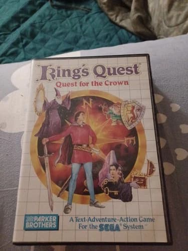 King’s Quest: Quest for the Crown Sega Master System Complete CIB Excellent