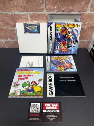 GAME BOY ADVANCE DemiKids Light Version CIB