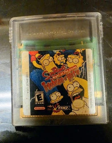 The Simpsons Night of the Living Treehouse of Horror Nintendo Game Boy Color: