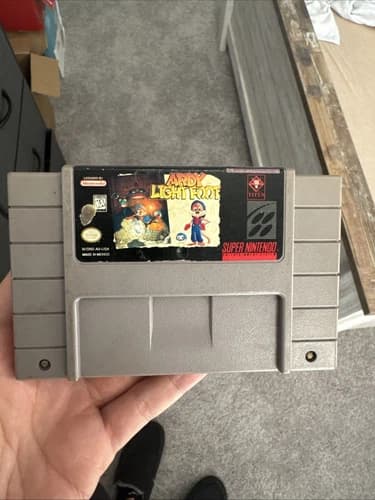 Ardy Light Foot Super Nintendo Snes Cleaned & Tested Authentic