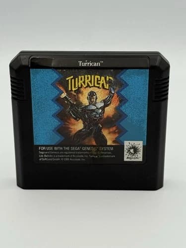 Turrican (Sega Genesis, 1991) Cartridge Only | Good Condition