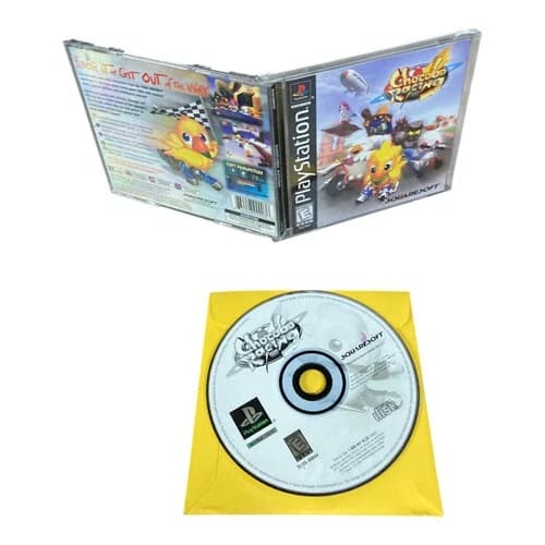 Sony PlayStation 1 PS1 CIB COMPLETE TESTED Chocobo Racing 1999