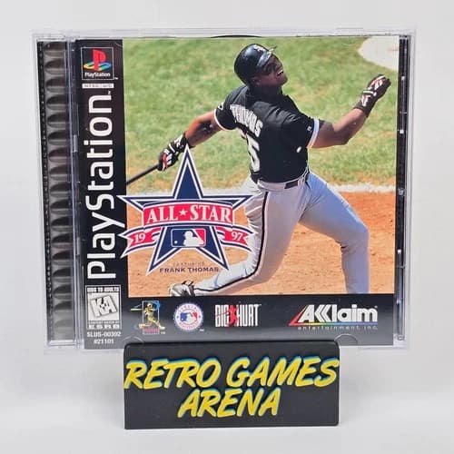 All-Star Baseball 97 Featuring Frank Thomas (PlayStation 1 PS1) CIB COMPLETE