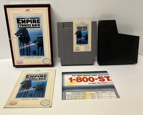 Star Wars: The Empire Strikes Back Nintendo NES Complete CIB - Tested