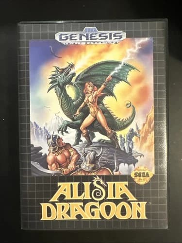 Alisia Dragoon Sega Genesis 1992 Complete in Box