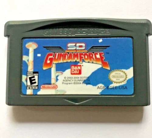 SD GUNDAM FORCE ** Nintendo GameBoy Advance GBA**AUTHENTIC ** TESTED **