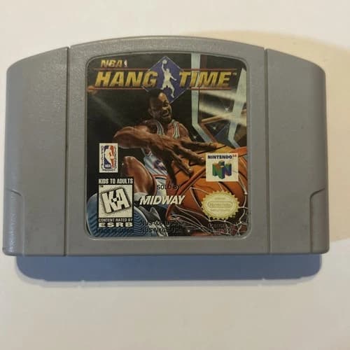 NBA Hang Time N64 (Nintendo 64) Authentic Tested Working