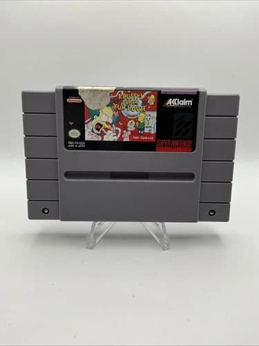 Krusty's Super Fun House (Super Nintendo, SNES) Cartridge Only