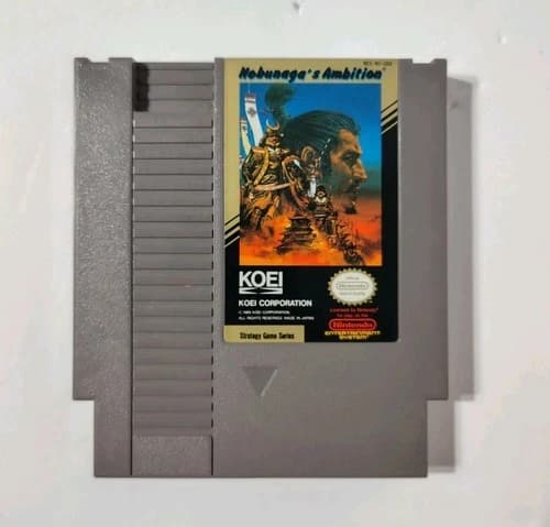 Nobunaga's Ambition (Nintendo NES, 1989) Game Cart Tested And Works