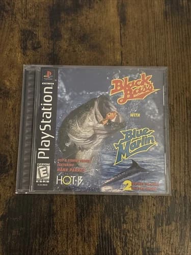 Black Bass with Blue Marlin Sony PlayStation 1, 1999, Complete in Box