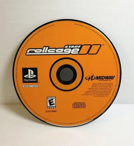 Rollcage Stage II 2 - PS1 Sony Playstation 1 - Disc Only - Tested