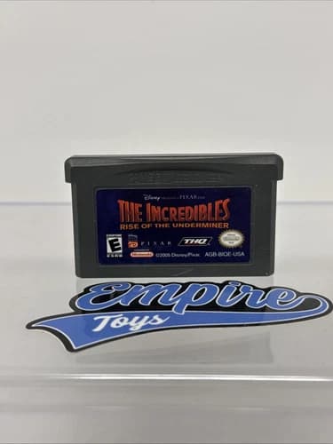 The Incredibles Rise of the Underminer Nintendo Game Boy Advance GBA 2005