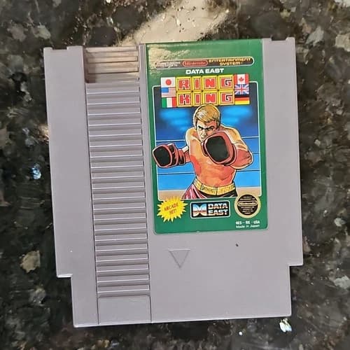 Data East Ring King Nintendo NES Arcade Hit Sports Boxing NTSC-U/C Cartridge