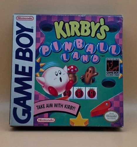 Kirby's Pinball Land - Nintendo Game Boy - CIB Complete in Box - Tested