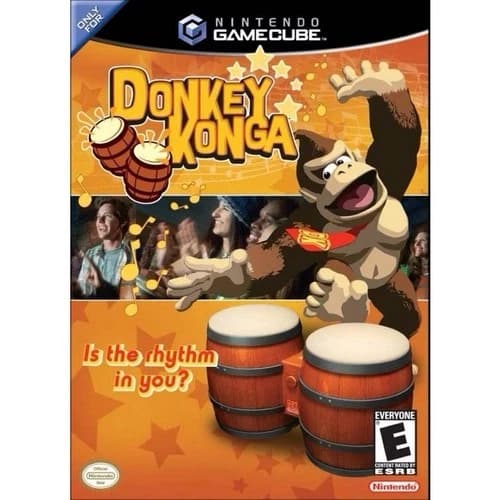 Nintendo GameCube Donkey Konga 018-013 Complete CIB with Manual 2004 Edition