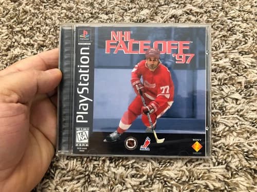NHL FaceOff '97 (Sony PlayStation 1, 1996) PS1 Black Label Tested Complete