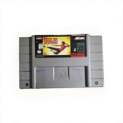 Dragon: The Bruce Lee Story Super Nintendo Cartridge SNES