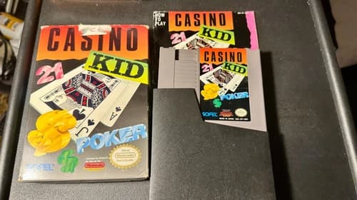 Casino Kid (Nintendo Entertainment System, NES) CIB Complete in Box Tested